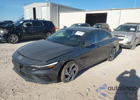 2024 Hyundai Elantra Limited from USA, damaged, VIN KMHLP4DG5RU744573